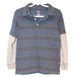 3/$20 🏷 Carters Polo Long Sleeve Size 4/5